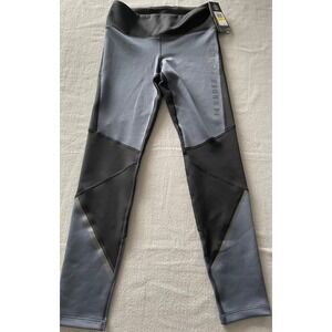 Under Armour ColdGear Colorblock Leggings Gray Black Womens‎ Medium NWT 1314028